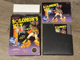 Solomon's Key Nintendo Nes Complete CIB Authentic