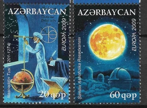 2009 Aserbaidschan Mi. 758-9 A **MNH  Europa Astronomie - Bild 1 von 1