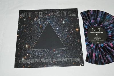 HIT THE SWITCH Observing Infinites LP 2022 Canada Black Ice Blue Pink Vinyl PUNK - Image 1 of 4