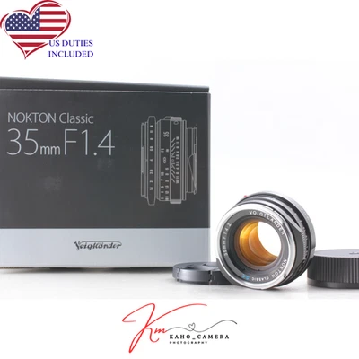 [Unused in Box] Voigtlander Nokton Classic 35mm f1.4 II MC VM Lens From JAPAN - Image 1 of 4