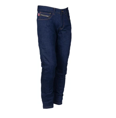 Beyond Riders Loose Fit Protective Jeans (Extra Wide) - Blue with Pads 36x30 - Image 1 of 4
