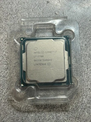 Intel Core i7-7700 3.6 GHz 7th Gen Quad Core Desktop CPU SR338 Quick Ship - Image 1 of 3