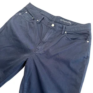 Outerknown Roamer Pants Mens 36x31 Blue Organic Cotton Straight Leg Chino Casual - Picture 1 of 10