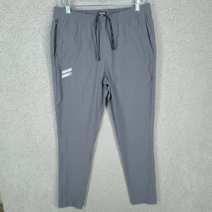 Hurley Pants Mens Large Gray 95% Nylon Jogger Drawstring - Picture 1 of 11