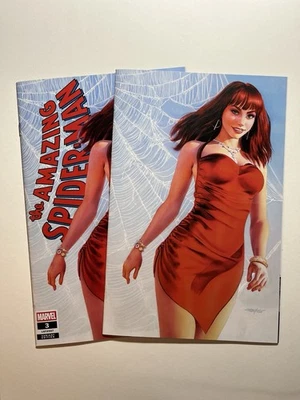 惊人的蜘蛛侠3(2025)梅休616漫画变体套装VIRGIN和贸易近乎完好 — 第 1/4 张图片