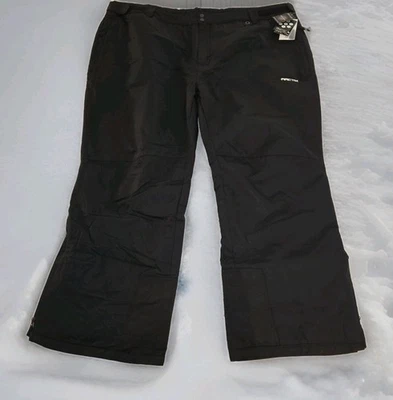 Pantalones de nieve Arctix Essential para hombre, negros, 4x grandes/32L entrepierna nuevos con etiquetas Foto 1 de 4