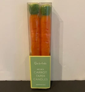 Sur la Table 8" 2er Set Karotten Spitzkerzen - Bild 1 von 2