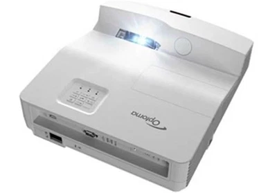 Optoma Ultra Short Throw DLP Projector 3600lm 100" projection from inches away - Image 1 of 4