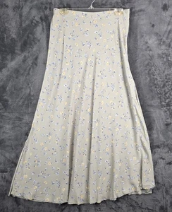 Jones New York Skirt Womens 12 Maxi Made USA Vintage Style Boho Floral Rayon - Picture 1 of 7