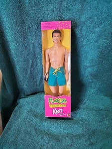 Bambola Ken Mattel 1998 vintage "Florida Vacation" nuova con scatola #20496 - Foto 1 di 5