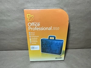 Microsoft Office 2010 Pro Professional 32/64-bit | Nowy zapieczętowany *pęknięte etui* - Zdjęcie 1 z 7