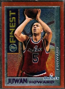 JUWAN HOWARD 1995/96 TOPPS MYSTERY FINEST BASKETBALL CARD #20  BULLETS SP RARE