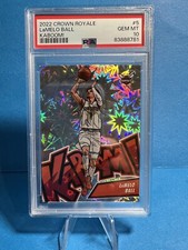 LaMelo Ball Kaboom 2022-23 Crown Royale PSA 10