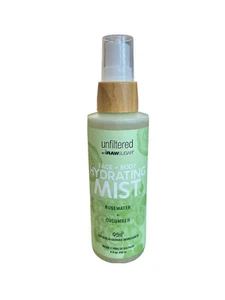 Niebla hidratante corporal facial de agua de rosas y pepino sin filtrar por azúcar crudo 4 fl oz - Imagen 1 de 1
