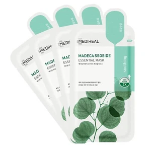 Mediheal Best Korean Sheet Mask - Madecassoside Essential Face Mask 4 Sheets - Picture 1 of 6