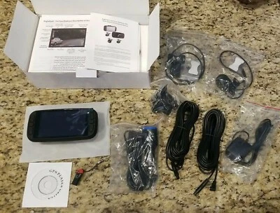 EagleEye4 2 Multi-Cam GPS Dash Cam System with 4" Inch LCD 1 Power Source *READ* - Image 1 of 4