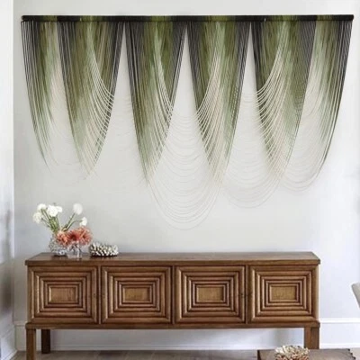 NUEVO Tapiz Anthropologie XL Boho Macramé Tejido Hilo Teñido Colgante de Pared 40 x 60 Foto 1 de 4