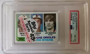 1982 Topps Baseball Cello Pack with CAL RIPKEN Jr. Rookie on Top PSA 8 NM-MT - Picture 1 of 2