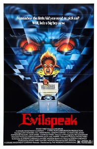 Póster de reproducción de terror EVILSPEAK 11 x 17 Gore Retro Grindhouse Slasher - Imagen 1 de 1