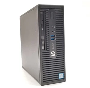 HP ProDesk 400 G3 SFF i5-6500 3.20GHz 16GB 250GB SSD Windows 10 PRO PC Computer - Picture 1 of 8