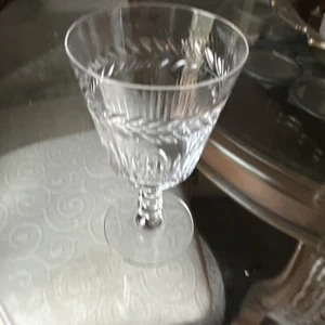 Tiffin Franciscan Athlone Crystal Water Goblet Set Of 9 - Picture 1 of 9
