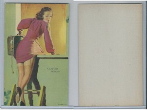 W424-2a Mutoscope, All American Girls, 1941, A Lad-Her Problem