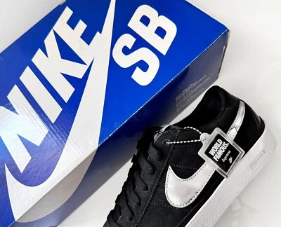 Nike SB Bruin Supreme Negro Metálico Plateado Para hombres Talla 9 363319-001 DS SS09 Dunk Foto 1 de 4