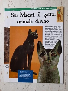 Clipping Egitto Storia e Mistero - Sua Maestà il gatto animale divino - Picture 1 of 1