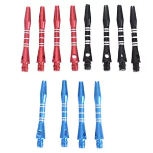 12Pcs Darts Shafts Aluminum Stem Shafts 3 Colors 2BA Thread Dart ReplacemS_i4 - Picture 1 of 6