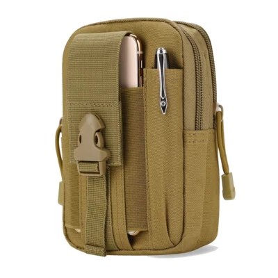 Army Tactical Holster Military Molle Waist Belt Bag Wallet Cell Phone Pouch Case - Image 1 of 4