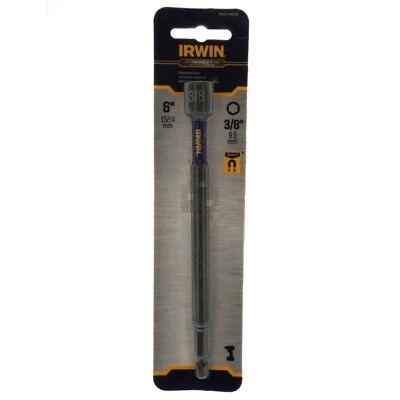 IRWIN IWAF34638 1/4" Hex to 3/8" Magnetic Nut Driver, 6" Length - Image 1 of 4