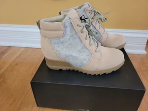 Sorel Women's Evie Ankle Lace Bootie ,Ceramic/Natural. Choose Size - Picture 1 of 11