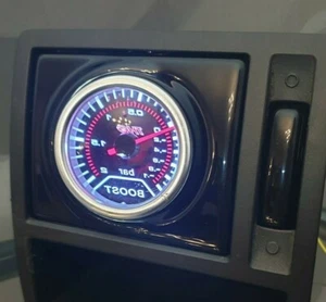 Volkswagen VW Transporter mk5 T5 Air Vent Pod Gauge Holder GLOSS BLACK ABS - LHD - Picture 1 of 3