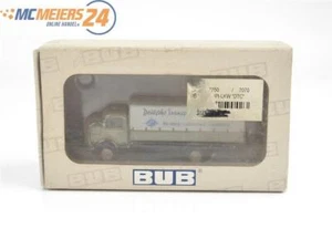 E457 Bub H0 07050 modellino auto camion pianale MB L911 "DTC" 1:87 / metallo limitato - Foto 1 di 2