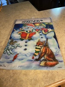 New Snowy Carols garden flag - Picture 1 of 2