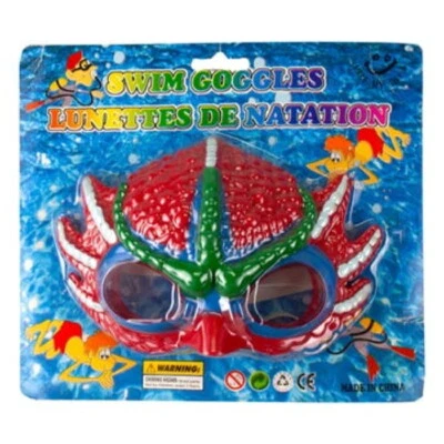 Máscara de gafas de natación Sea Monster o Princess para niños roja o rosa Foto 1 de 3