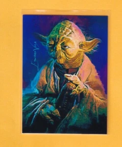 Yoda STAR WARS Giclee Sketch Print Card #6 unlimited 2015 - Picture 1 of 2