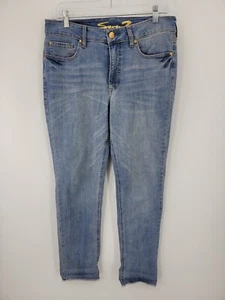 Seven7 Jeans Womens 10 Medium Wash Stretch Blue Denim Mid Rise Pants - Picture 1 of 11