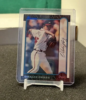 Odalis Perez 1999 Bowman card 152 Atlanta Braves prospect - Image 1 of 2