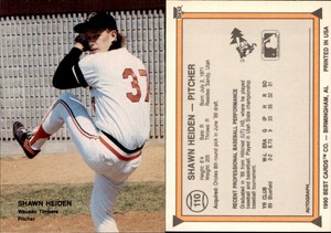 Shawn Heiden 1990 Best #110 Card *AutographDen*