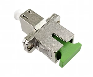 DINIC LWL Adapter LC/APC Buchse auf SC/APC Buchse Glasfaser Adapter, Singlemode - Bild 1 von 4