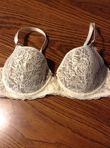 Native Intimates Sexy Beige Lace Bra Size 36C - Picture 1 of 3