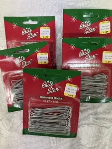 250 Ornament Hooks Hangers 2.5" Brite Star - Picture 1 of 3