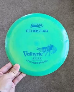 Innova Echo Star Valkyrie - swirly green - 175g - Rare -Disc Golf - Picture 1 of 4