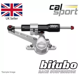 Amortiguador de dirección Bitubo Suzuki TL1000R 1998-2000 negro y kit de montaje - Imagen 1 de 3