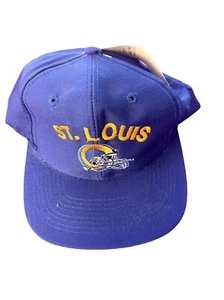 De Colección Nuevo Sombrero St. Louis Ram's Logotipo 7 Equipo Oficial de la NFL - Imagen 1 de 4
