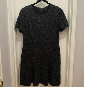 Ann Taylor Black Dress Size 12 Petite - Picture 1 of 13