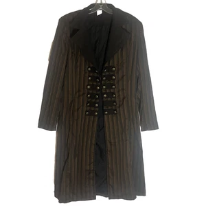 Chaqueta Spirit Halloween Adulto Mediana Marrón Gabardina Disfraz Capa Steampunk M - Imagen 1 de 14