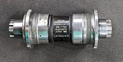 Shimano Dura-Ace BB-7700 Sealed Cartridge Bottom Bracket English 109.5mm Road - Image 1 of 3