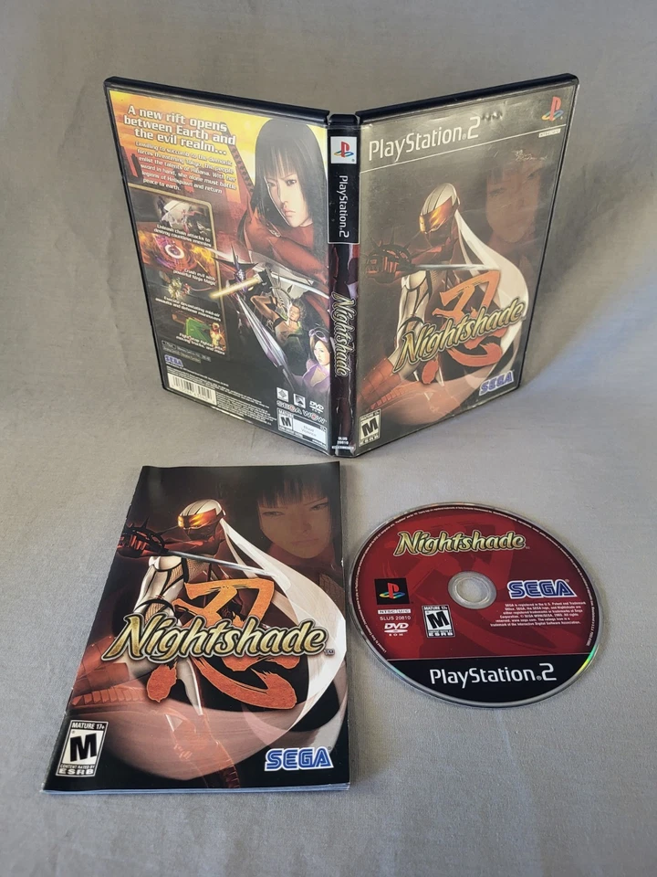 Nightshade, PS2, Complete, Authentic! - Image 1 of 1